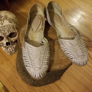 80s VINTAGE LIGHT VIOLET WESTIES HURACHE SHOES!